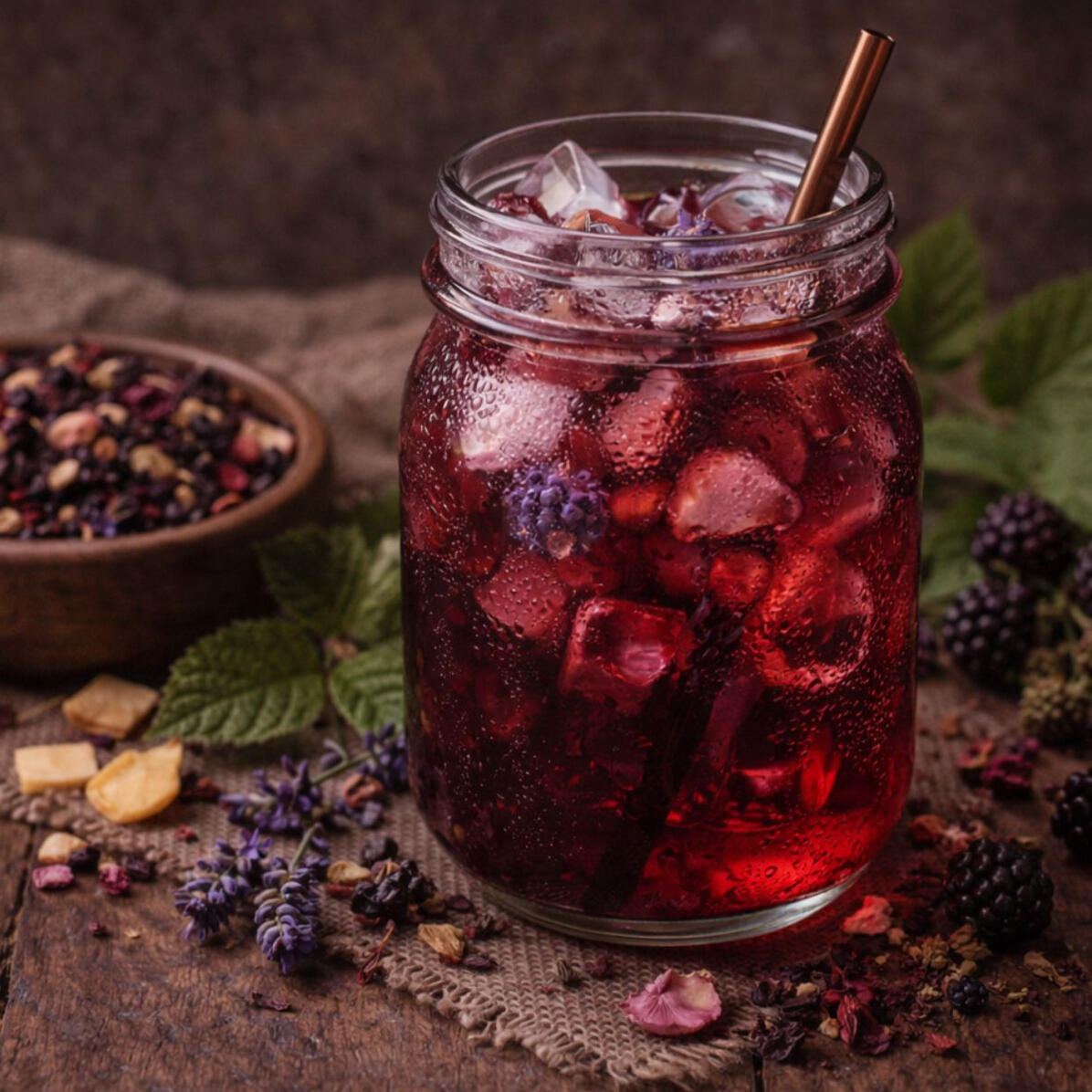 Wandering Wildberry - A cup of deep berry mischief